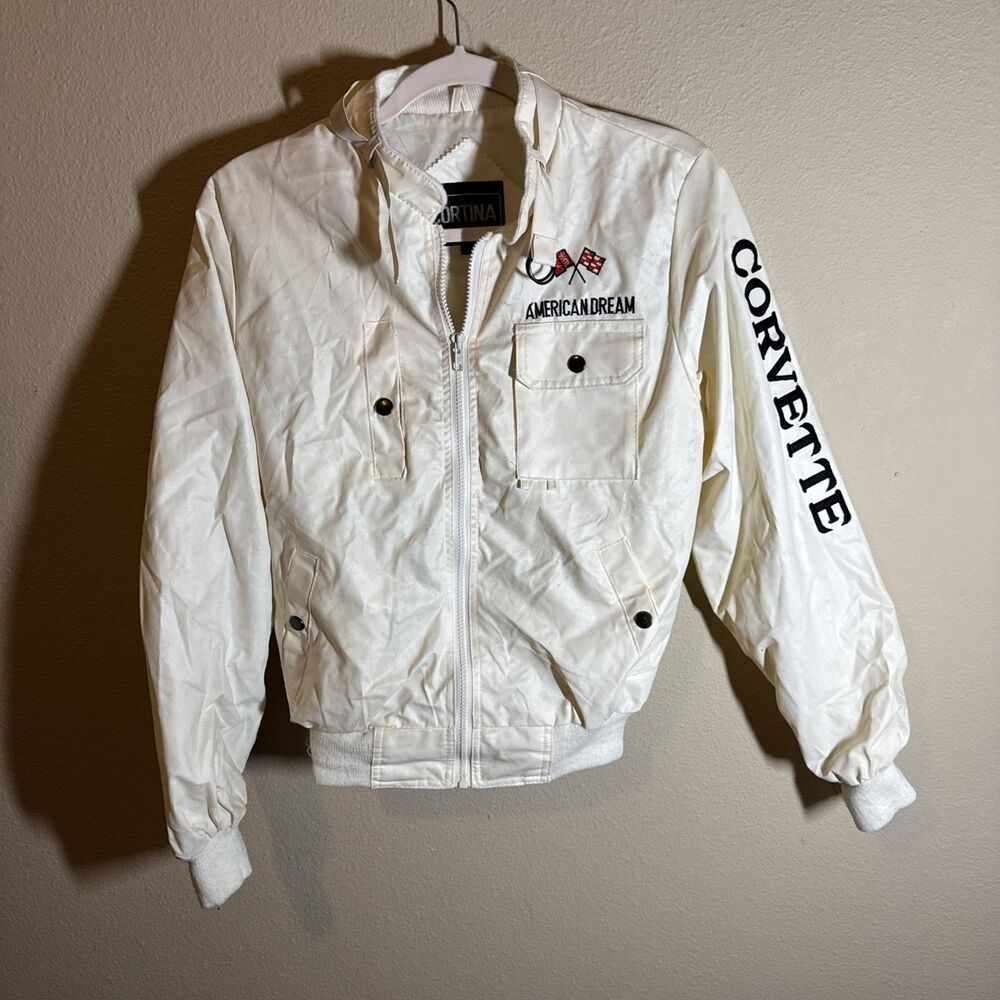 Cortina Men’s Jacket White Corvette American Dream